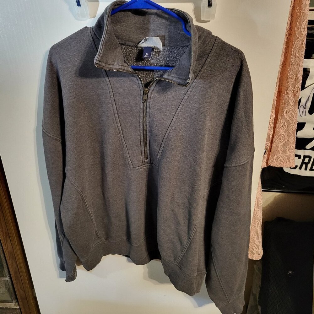 UNIVERSAL THREAD QUARTER ZIP PULLOVER SWEATSHIRT SZ XXL